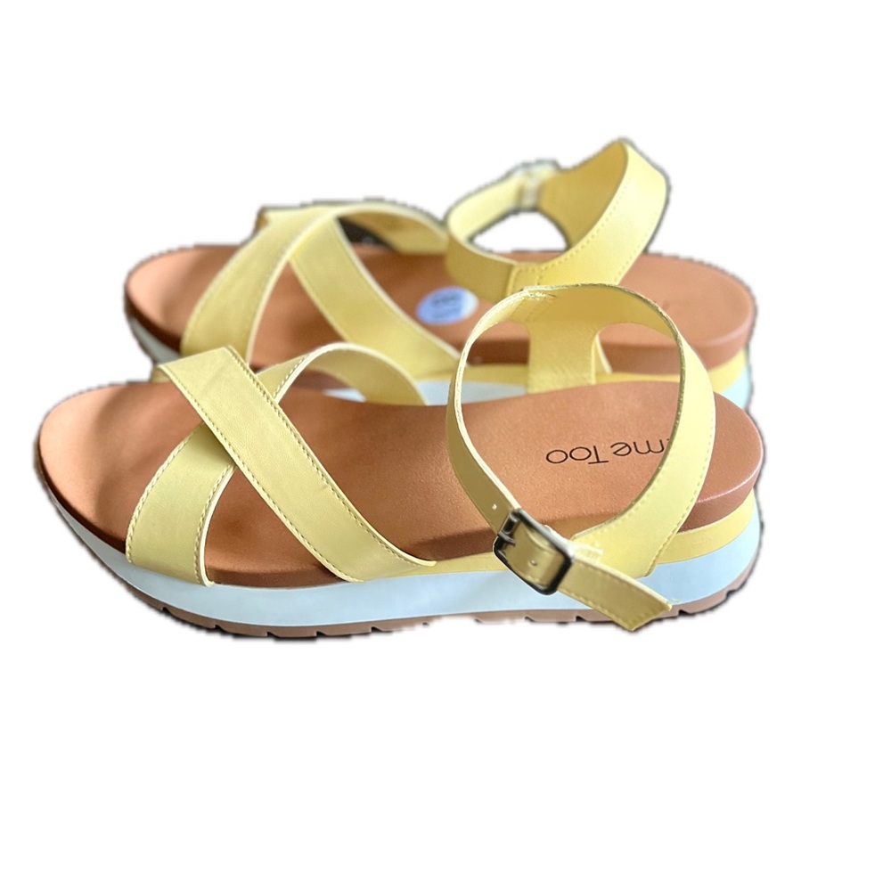 Me Too Yellow Strappy Sandals